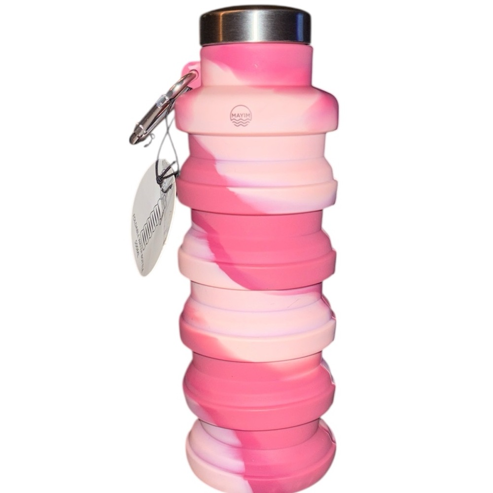 NEW collapsible tie dye water bottle